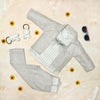 Girls Grey Casual Wear Dress