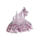 Cute O-Pink Color Frock For Girl