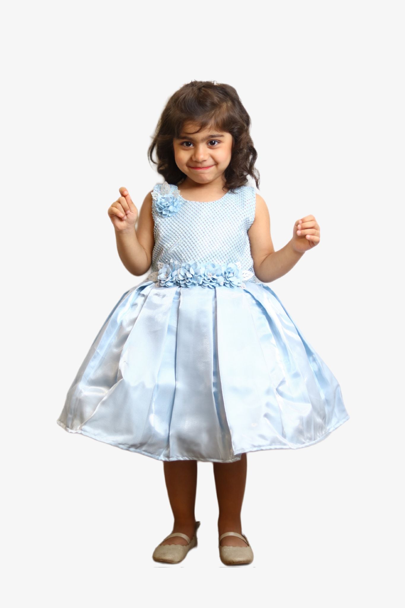 Lovely Sky Blue Frock For Every Occasion