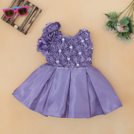 Stylish Party Frock for Little Girls