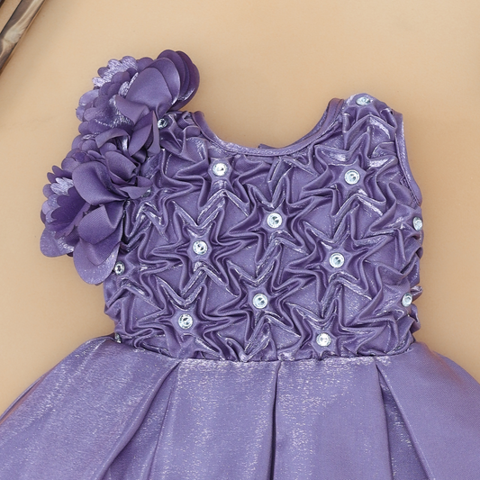 Stylish Party Frock for Little Girls