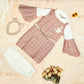 Girls  Red Color Casual Wear Dress