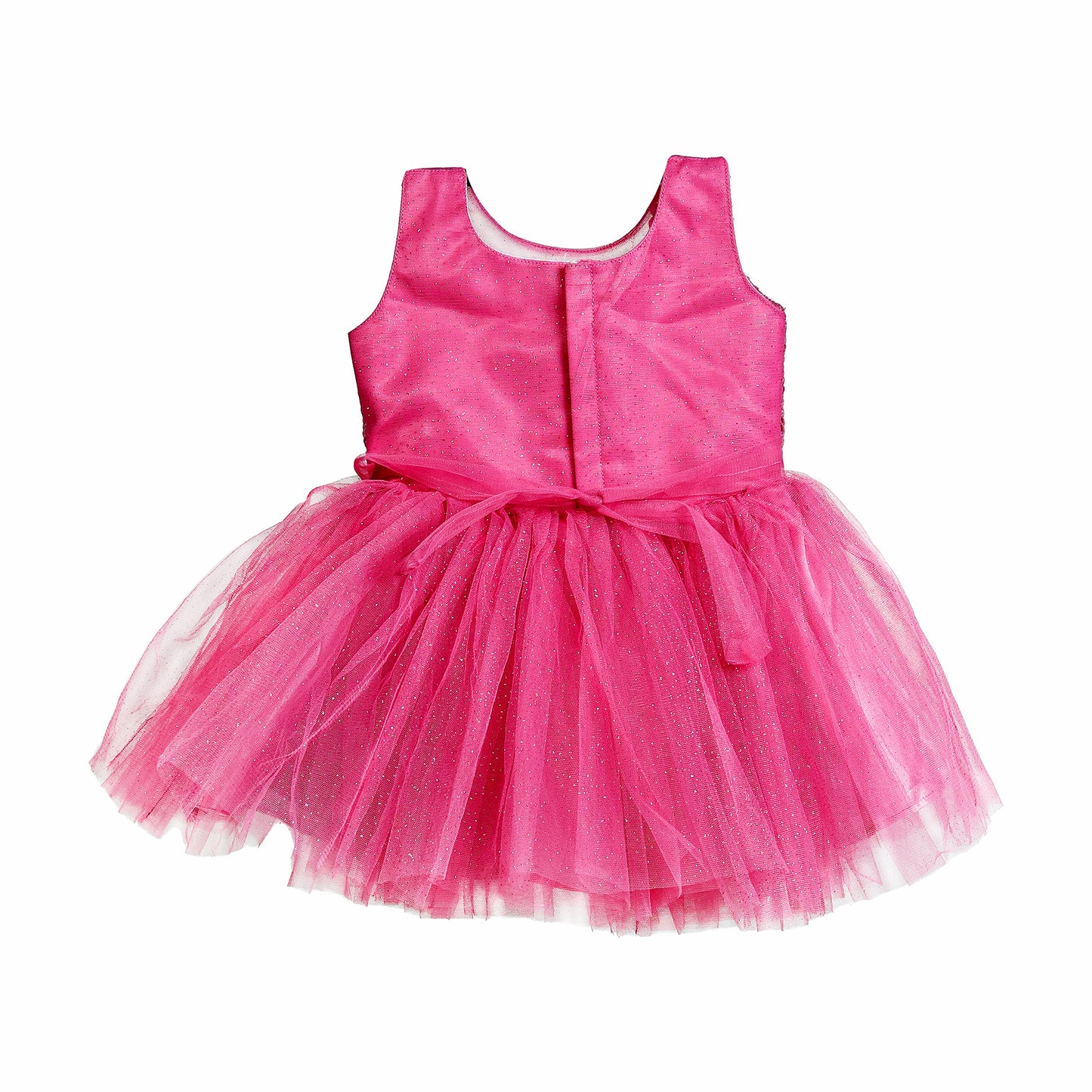 Cute Pink Color Frock For Girls