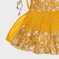 Mustard Color Patiala Attire for Girls