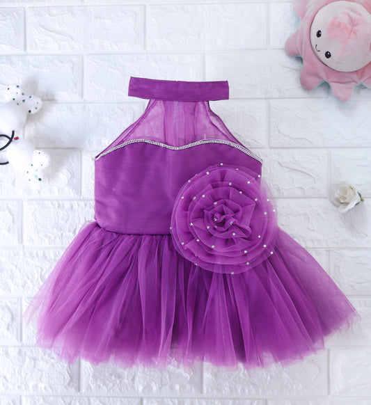 Stylish Party Frock for Little Girls