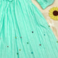 Girls  Green Casual Wear Dress