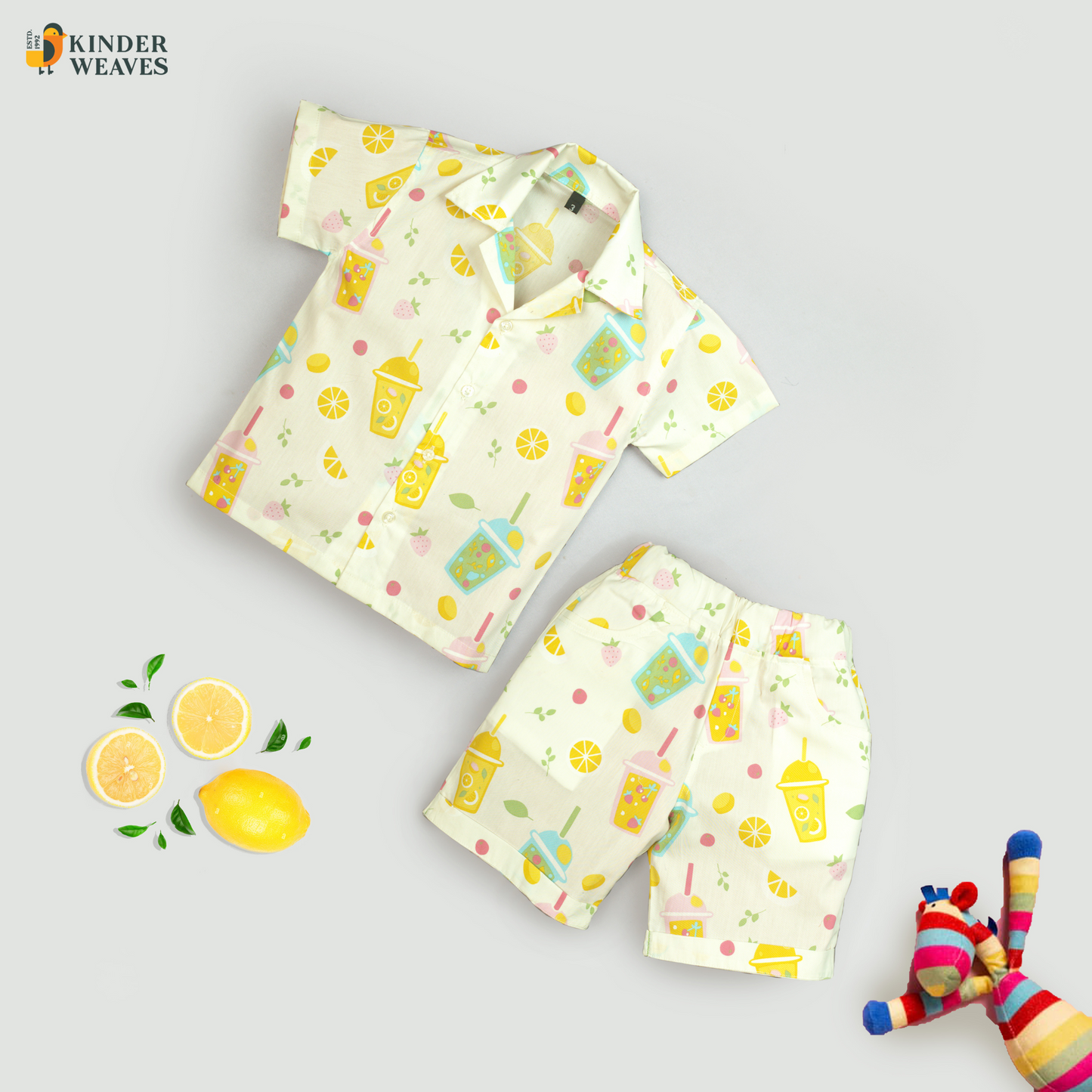 Boys Cot Set – Fon (Premium Quality Cotton)