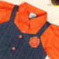 Girls  Blue Color Casual Wear Dress