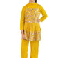 Mustard Color Patiala Attire for Girls