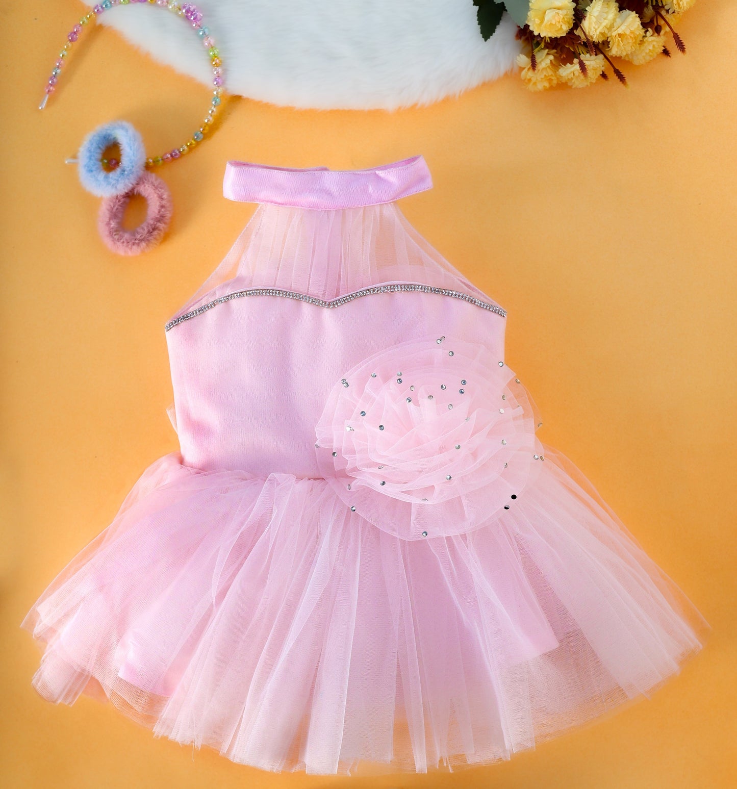 Stylish Party Frock for Little Girls