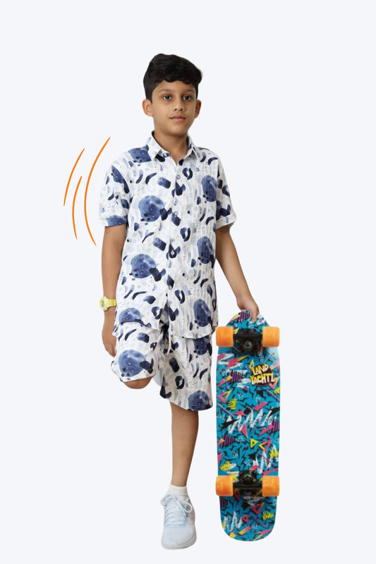 Premium Boy's Printed Cord Set