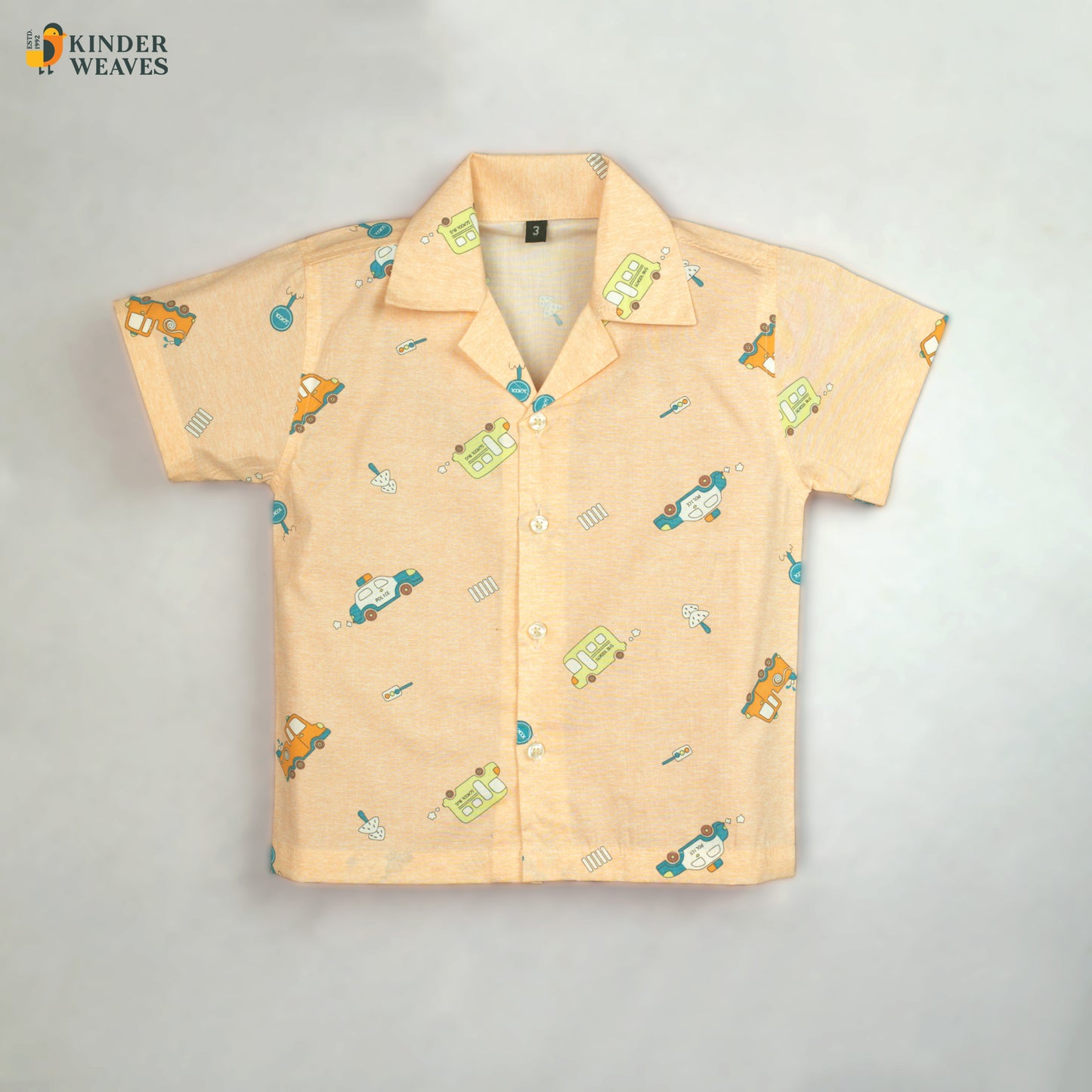 Boys Cot Set – Orange (Premium Quality Cotton)