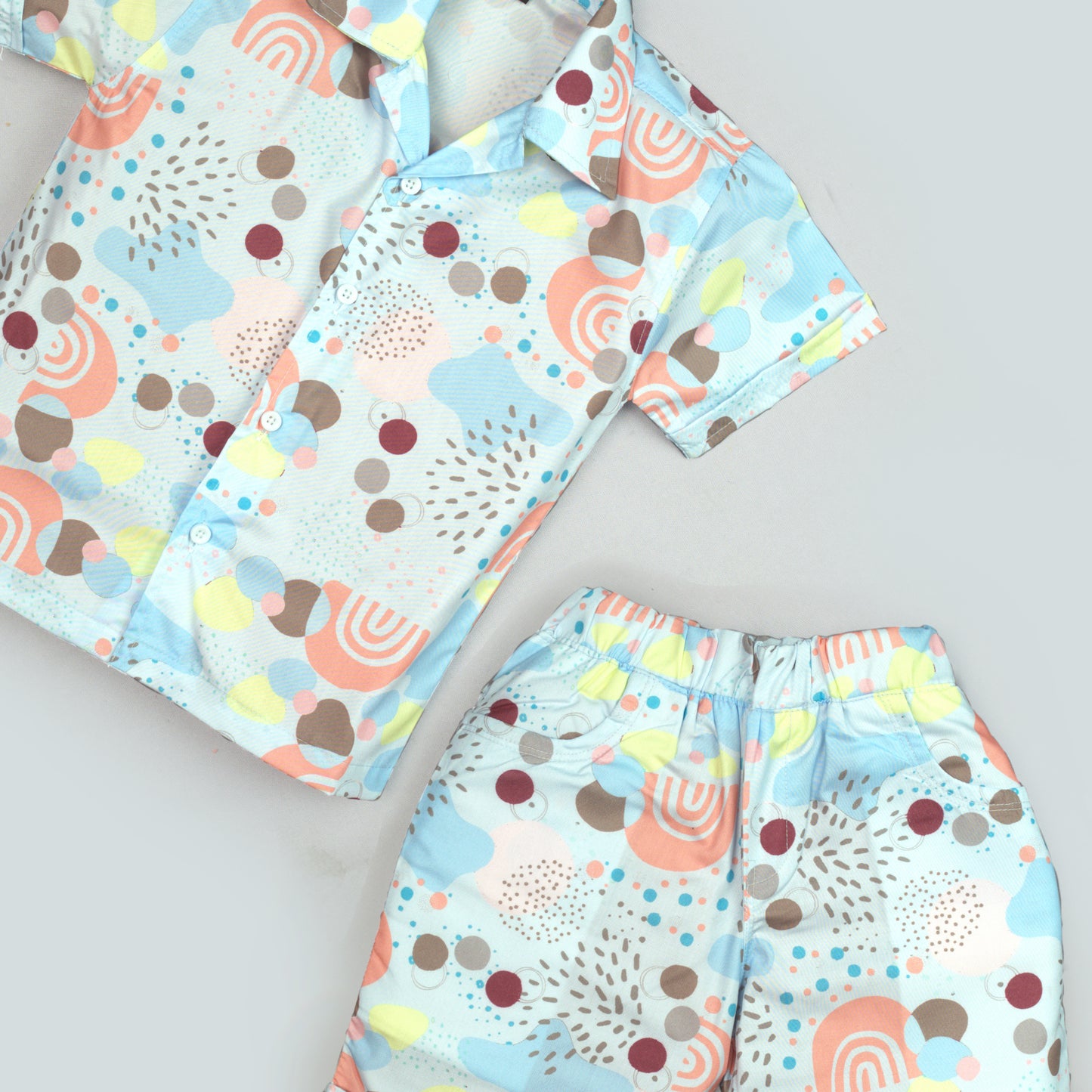 Boys Cot Set – Sky Blue (Premium Quality Cotton)