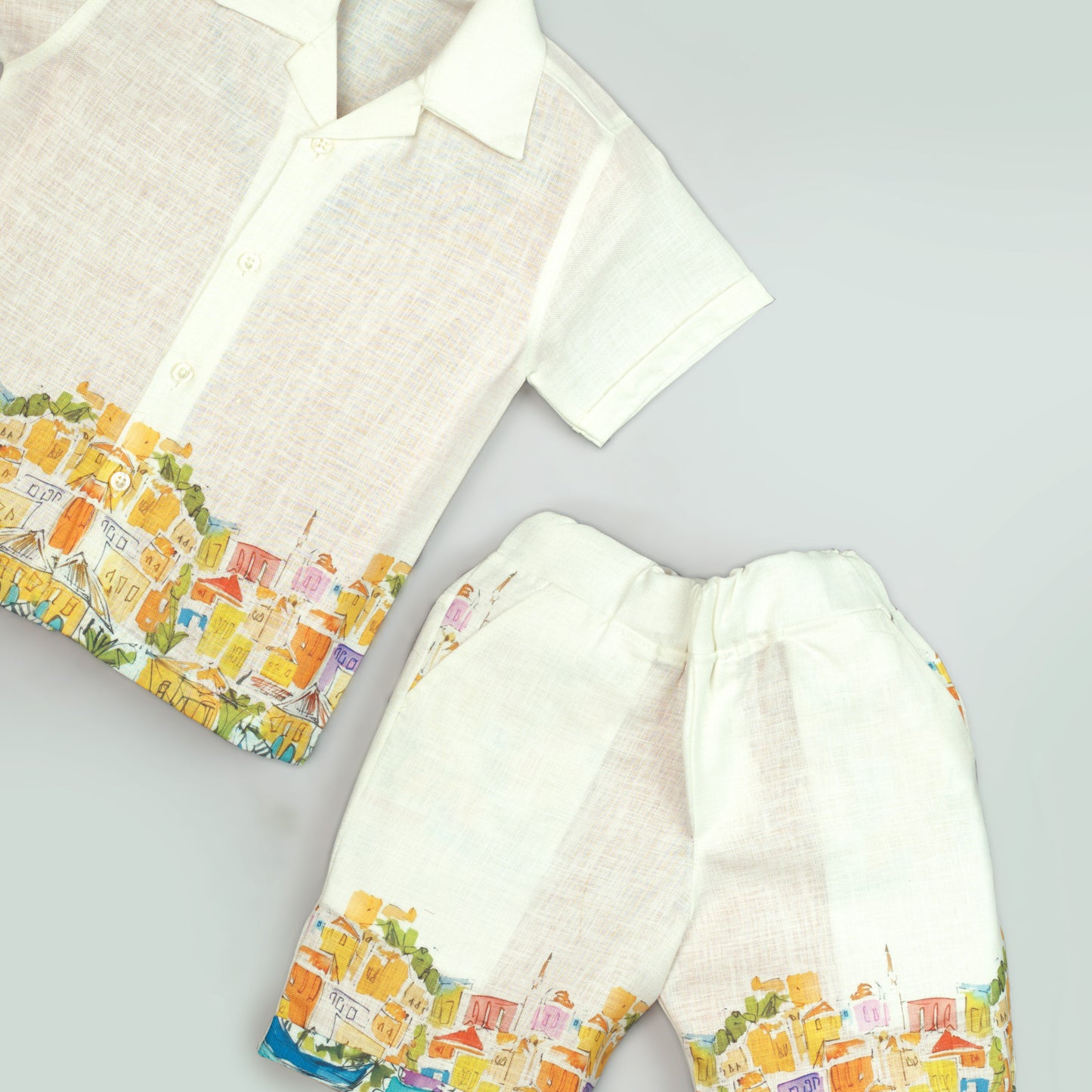 Boys Cot Set – Bright Yellow (Premium Quality Cotton)