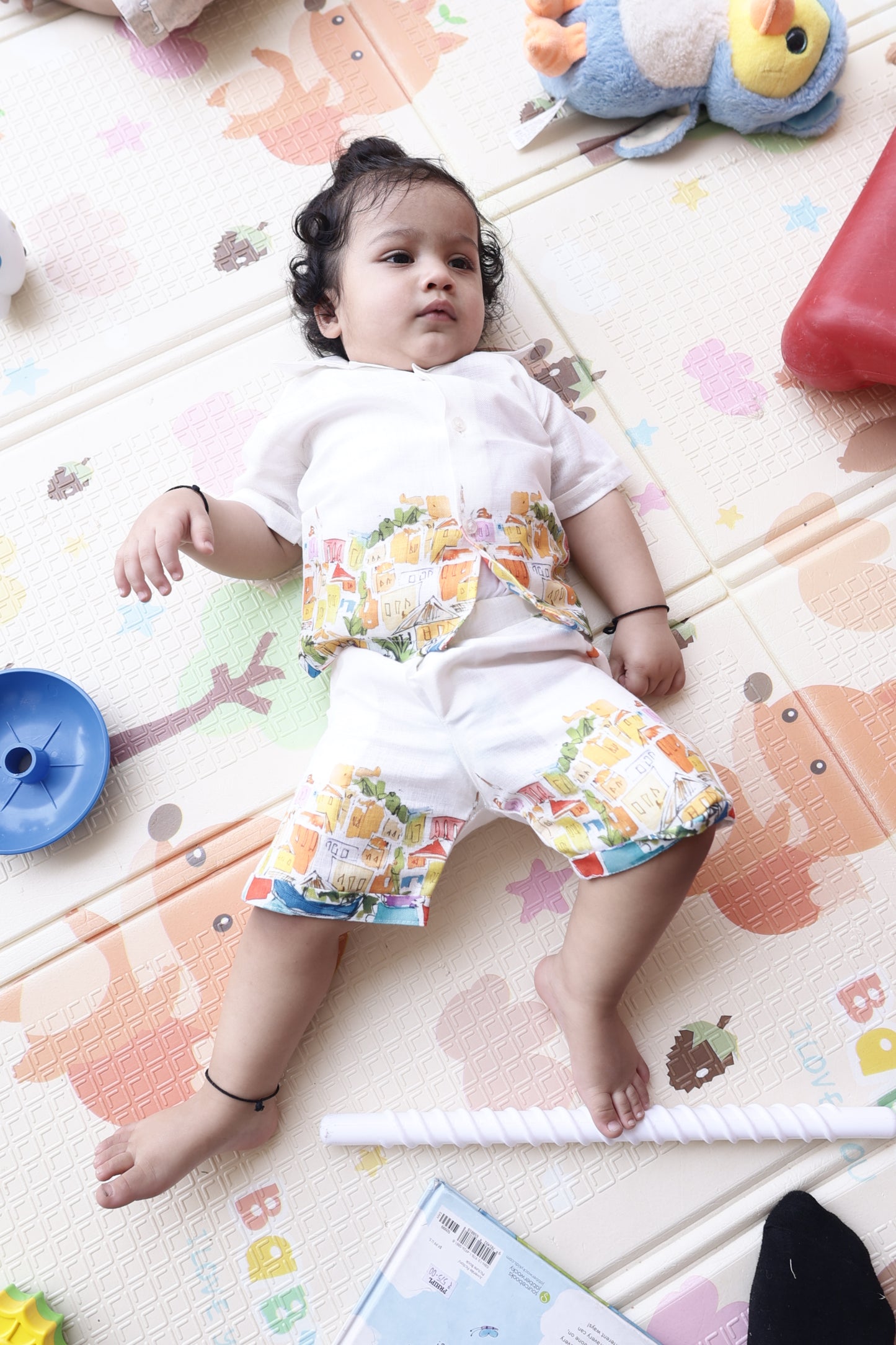 Boys Cot Set – Bright Yellow (Premium Quality Cotton)