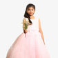 Beautiful Peach Color Gown Dress For Girl