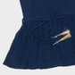 Girls Traditional Navy Blue Patiala