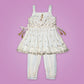 White Patiala Suit for Girls