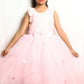 Beautiful Peach Color Gown Dress For Girl