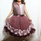 Sweet Chocolate Color Frock For Girls