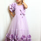 Beautiful Purple Color Gown Dress For Girl