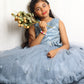 Girl Sky Blue Gown Dress