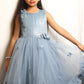 Girl Sky Blue Gown Dress