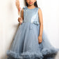 Girl Sky Blue Gown Dress