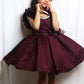 Elegant Wine Color Frock For Stylish Girls