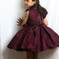 Elegant Wine Color Frock For Stylish Girls