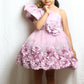 Cute O-Pink Color Frock For Girl