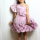 Cute O-Pink Color Frock For Girl