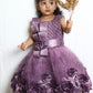 Pretty Lavender Frock For Girls