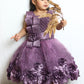 Pretty Lavender Frock For Girls