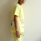 Boys Printed Yellow Cord Set