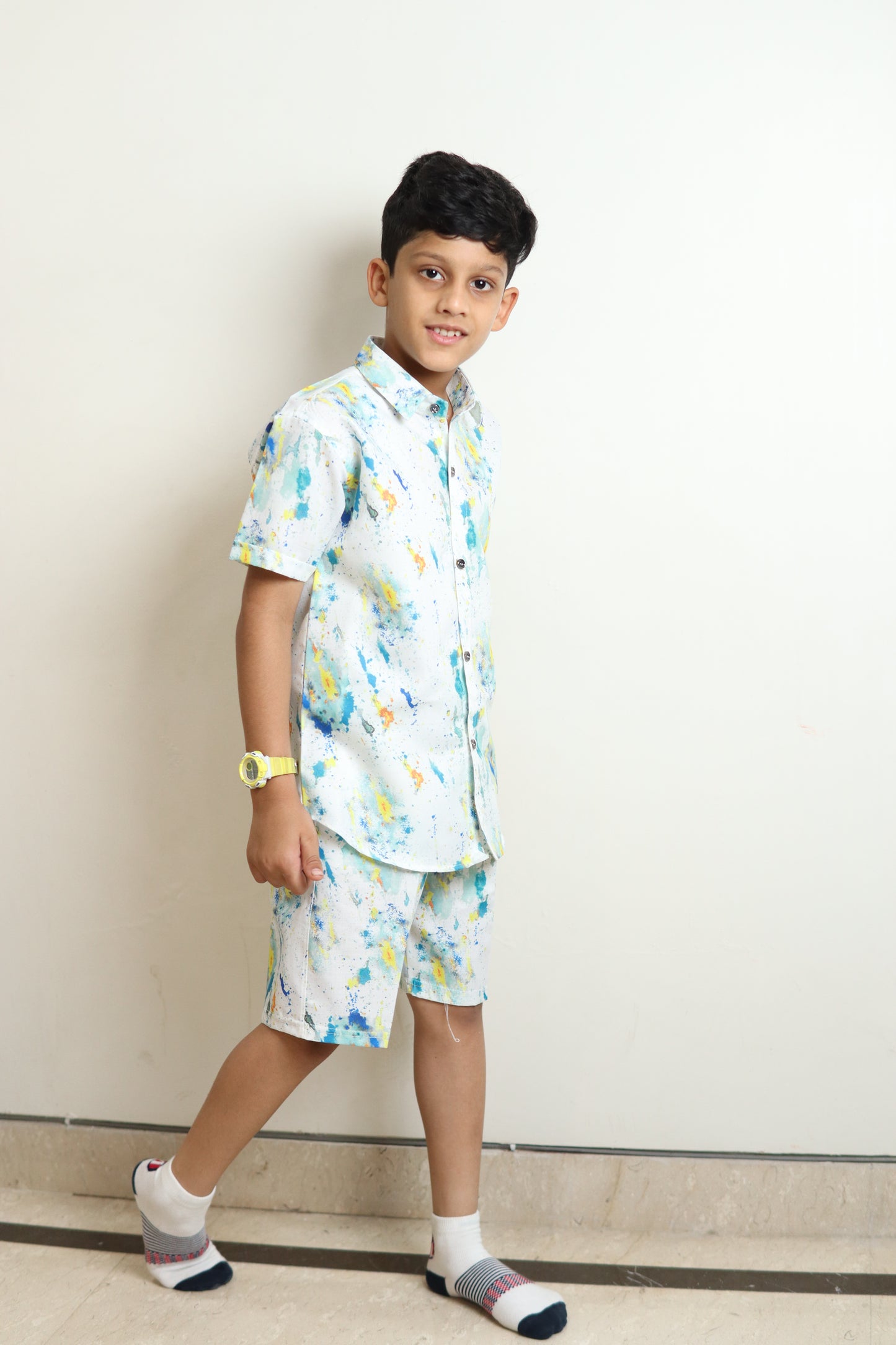 Stylish Printed Cord Set For Boy's