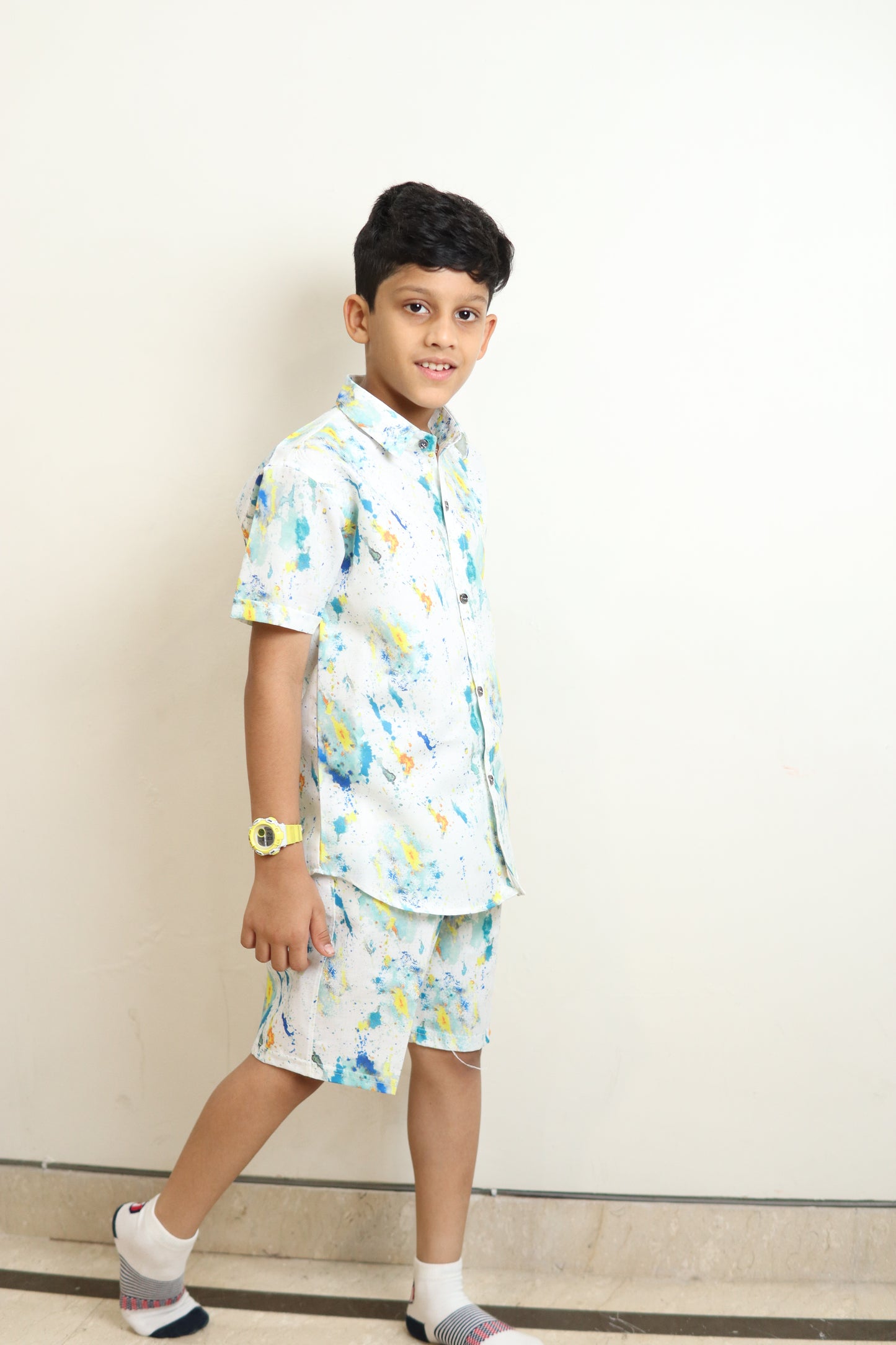 Stylish Printed Cord Set For Boy's