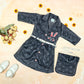 Girls  Grey Color Casual Wear Dress