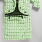 Stylish Woolen Green Color Dress For Girls – Snug & Warm
