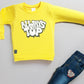 Boy's Set Of Printed Bright Yellow T-shirts And Denim Pants