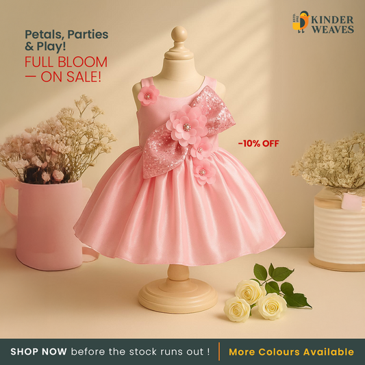 Blush Luxe Bow Dress