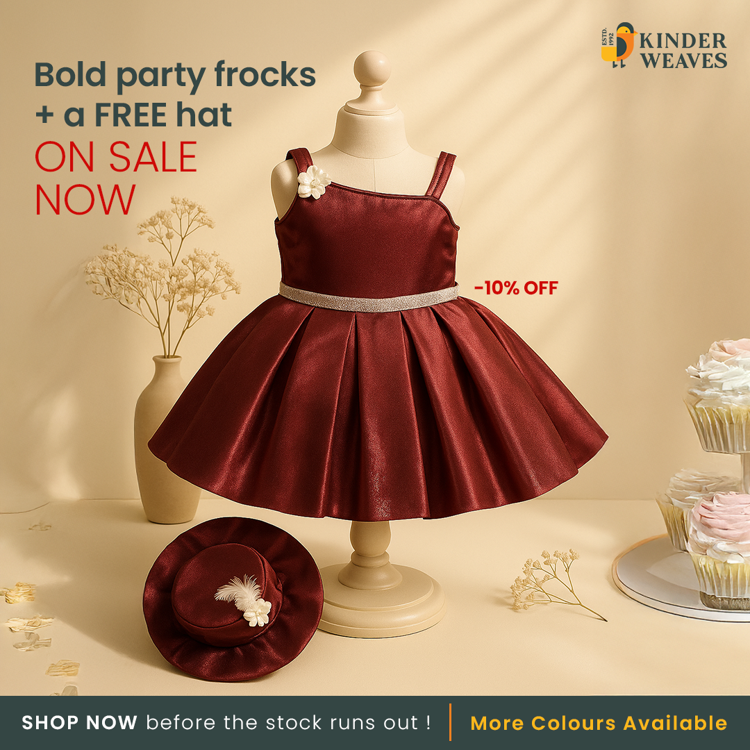 Discover Beautiful Frocks for Girls – It Also Includes a Beautiful Hat
