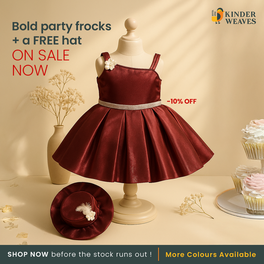 Discover Beautiful Frocks for Girls – It Also Includes a Beautiful Hat
